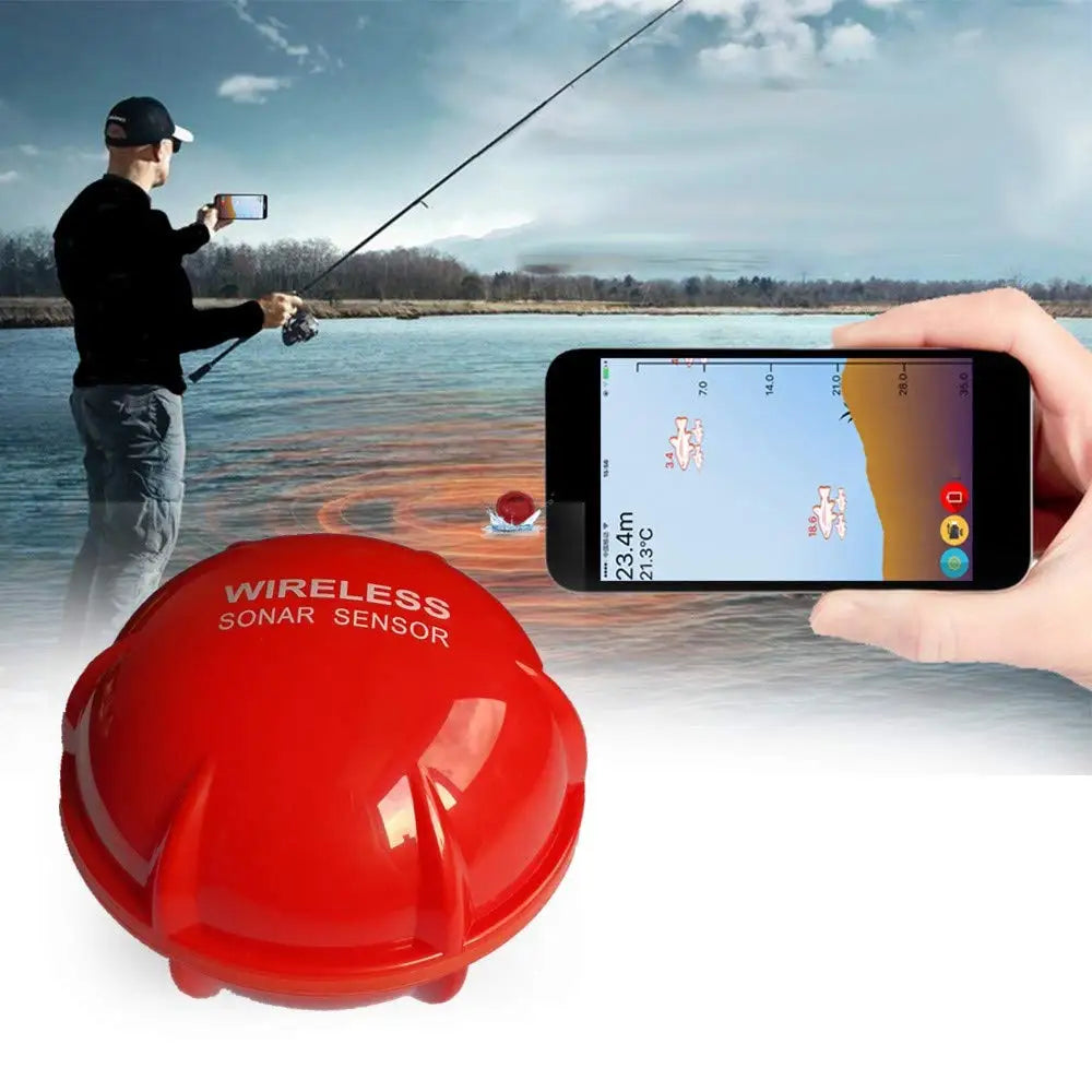 FindFish Langaton Kaikuluotain – Sonar 0,6–36 m, Bluetooth 30 m, 10 h akku
