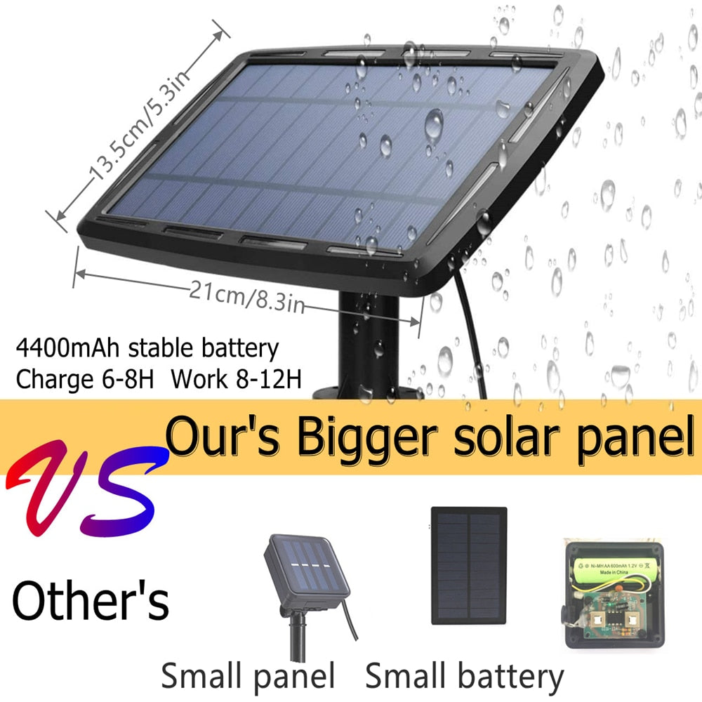 Puutarhavalot LED 10 tai 25 lampulla