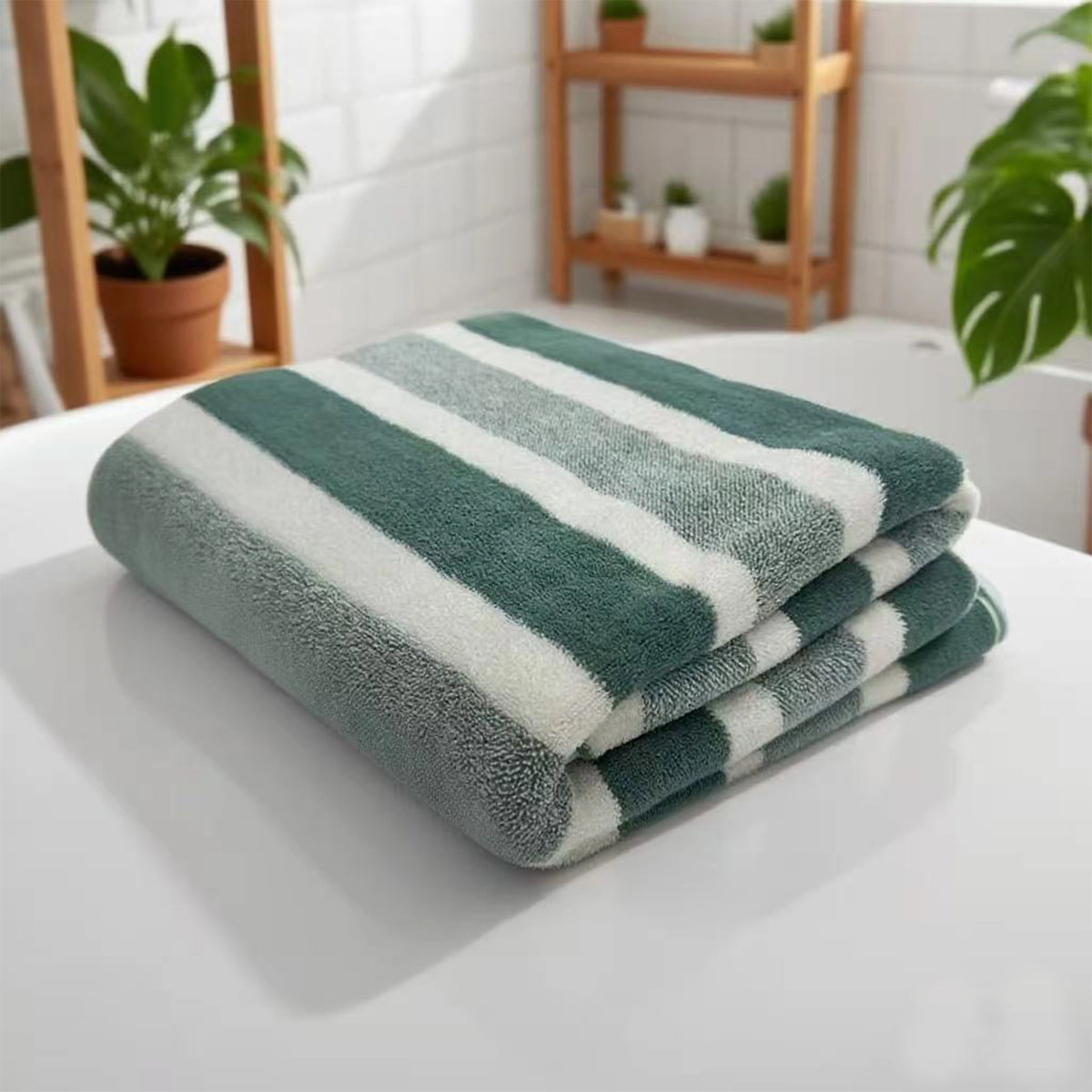 Kylpypyyhe 70×130 cm – Nopea Kuivaus, Ei Nukkaannu | Sauna, Suihku & Ranta | 2 Väriä