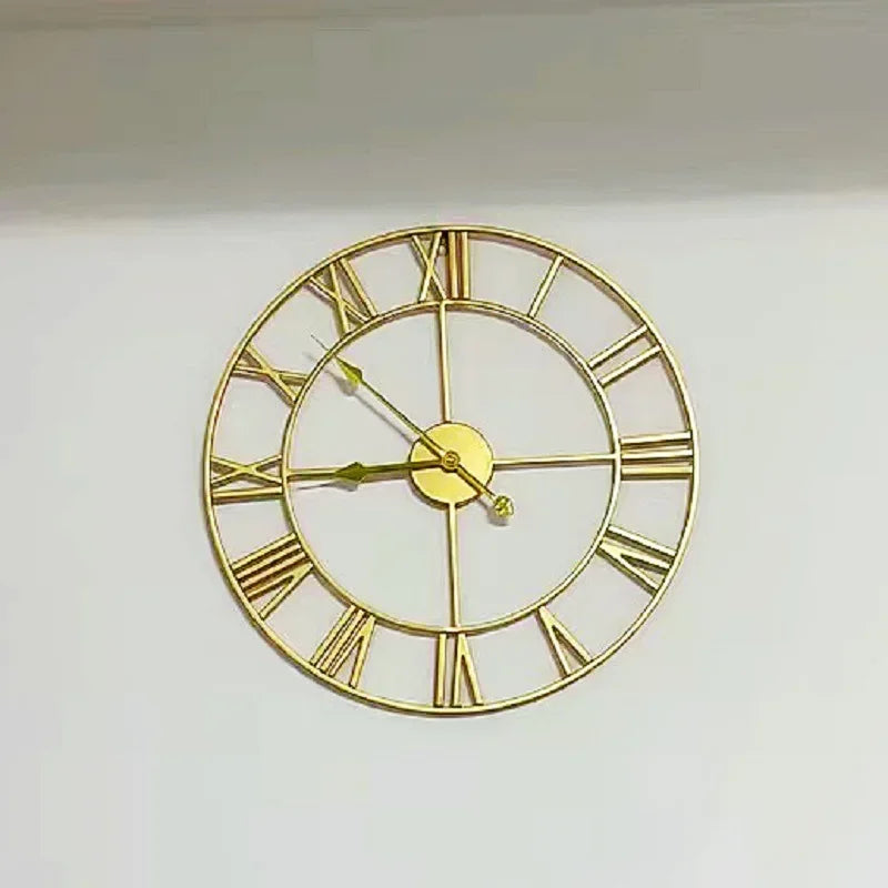 Iso seinäkello 40 cm – Retro roomalaiset numerot | 6 väriä