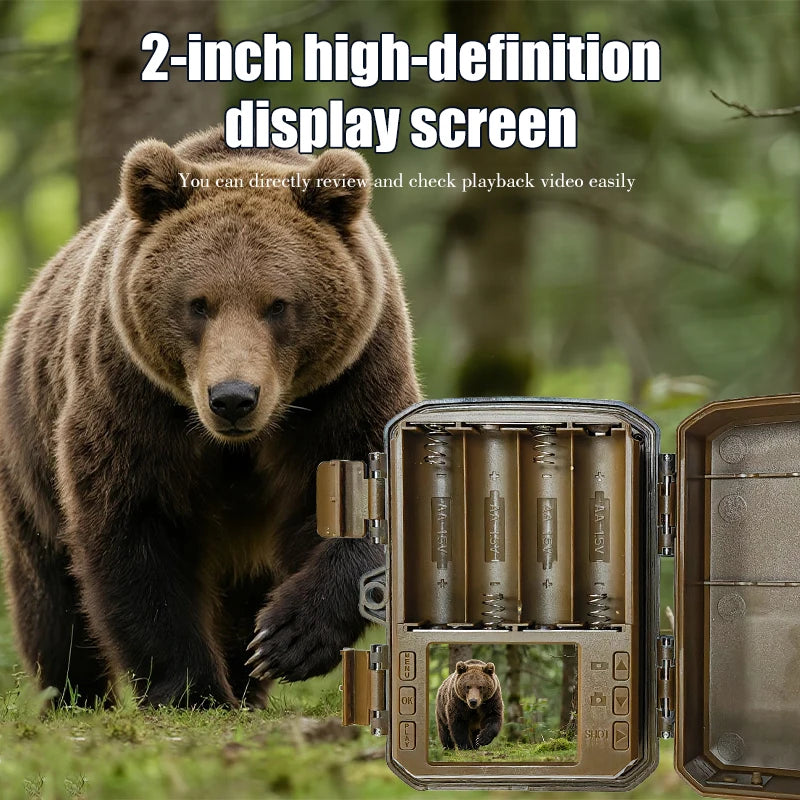 Mini Riistakamera 16MP – 1080p | IP65 | PIR 15m | 0,5s Laukaisu | 6 kk Akku | 2 Vaihtoehtoa