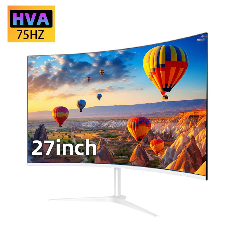 27" Kaareva näyttö – 75 Hz, 2 ms, Full HD 1080p, VA-paneeli **NOPEA TOIMITUS**