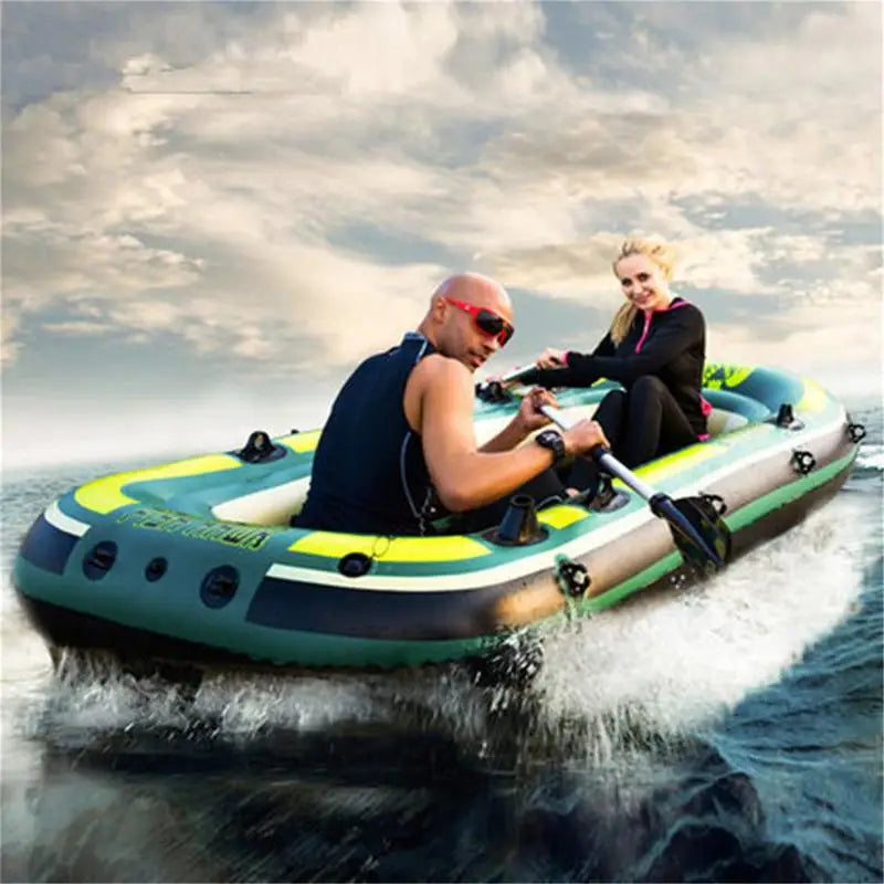 Kumivene 2 Henkilölle – PVC Ilmatäytteinen | 200 kg | 200×120 cm | Kalastus & Melonta | CE