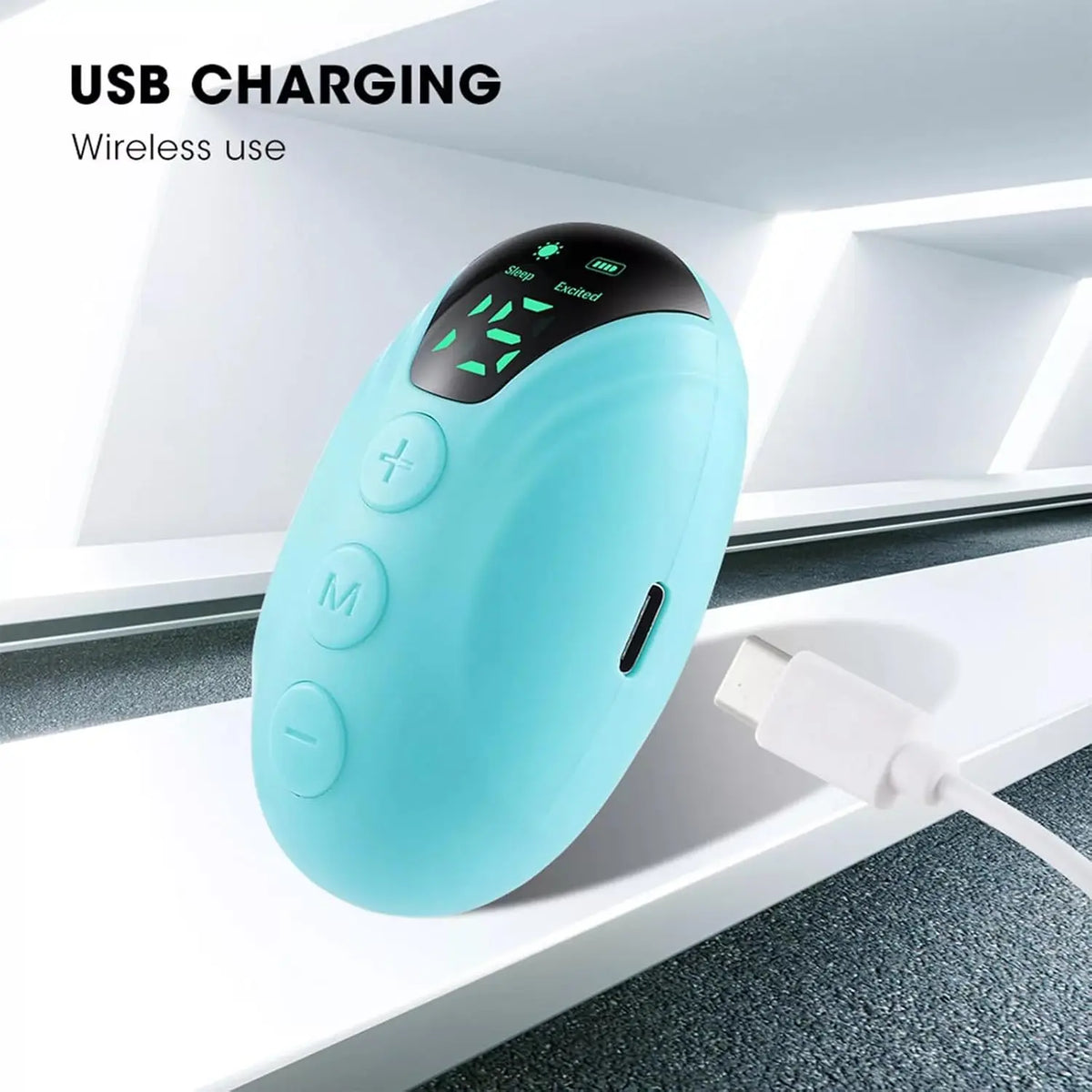 Älykäs Unilaite – 2 tilaa, 15 intensiivisyystasoa, USB-lataus, 3 väriä