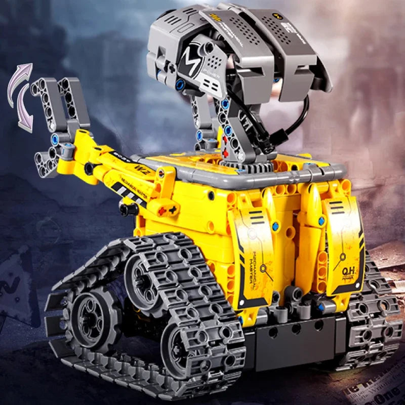 RC Robotti 3-in-1 Rakennussarja – 520 Palikkaa | Robotti, Kaivuri & Bulldozer | Kaukosäädin | CE