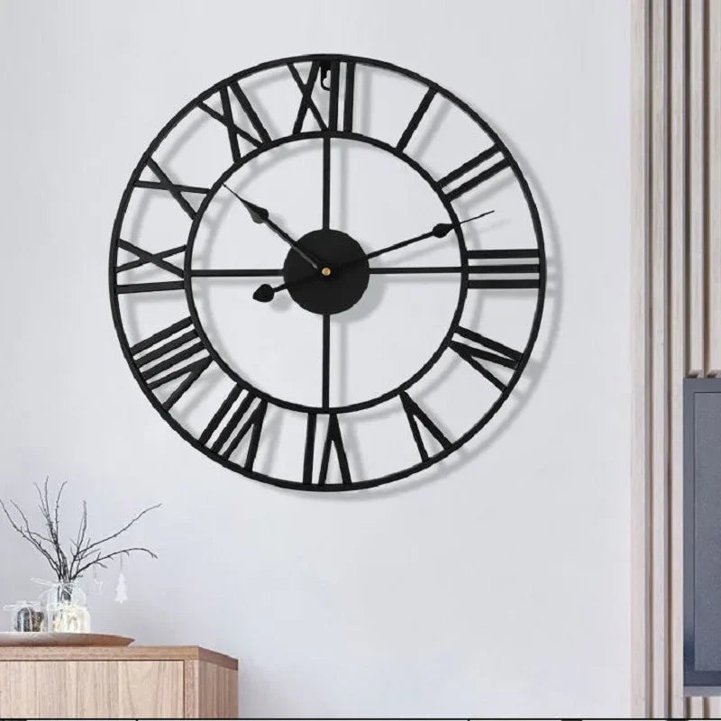 Iso seinäkello 40 cm – Retro roomalaiset numerot | 6 väriä