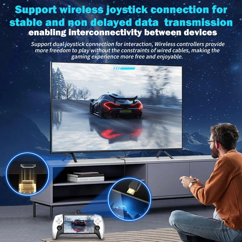 Käsikonsoli 20 000+ Retropeliä – SF3500 | 5" IPS HD | Mini HDMI | Suomi | CE