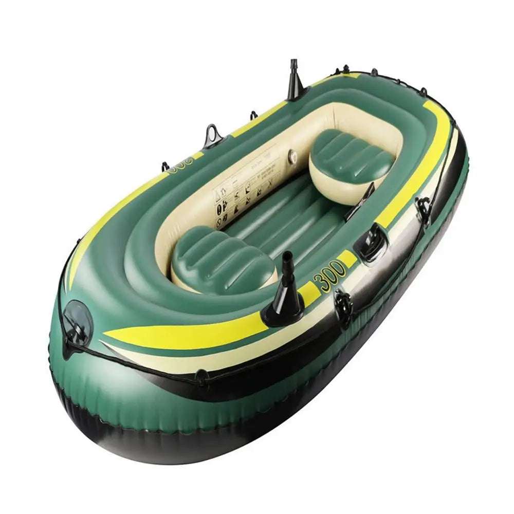 Kumivene 2 Henkilölle – PVC Ilmatäytteinen | 200 kg | 200×120 cm | Kalastus & Melonta | CE